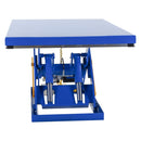 Vestil Steel Electric Hydraulic Lift Table 48 In. x 72 In. 4000 Lb. Capacity Blue - EHLT-4872-4-43