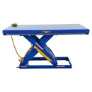 Vestil Steel Electric Hydraulic Lift Table 48 In. x 72 In. 4000 Lb. Capacity Blue - EHLT-4872-4-43
