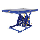 Vestil Steel Electric Hydraulic Lift Table 48 In. x 72 In. 5000 Lb. Capacity Blue - EHLT-4872-5-44