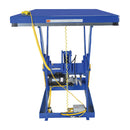Vestil Steel Electric Hydraulic Lift Table 48 In. x 96 In. 2000 Lb. Capacity Blue - EHLT-4896-2-55