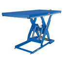 Vestil Steel Electric Hydraulic Lift Table 48 In. x 96 In. 4000 Lb. Capacity Blue - EHLT-4896-4-56