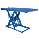 Vestil Steel Electric Hydraulic Lift Table 48 In. x 96 In. 4000 Lb. Capacity Blue - EHLT-4896-4-56