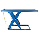 Vestil Steel Electric Hydraulic Lift Table 48 In. x 96 In. 4000 Lb. Capacity Blue - EHLT-4896-4-56