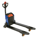Vestil Steel Electric Pallet Truck 27 In x 45 In 4,500 Lb. Capacity Black/Blue - EPT-2745-45