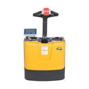 Vestil Steel Electric Pallet Truck with Scale 25 In. x 47 In. 3000 Lb. Capacity Black / Yellow - EPT-2547-30-SCL