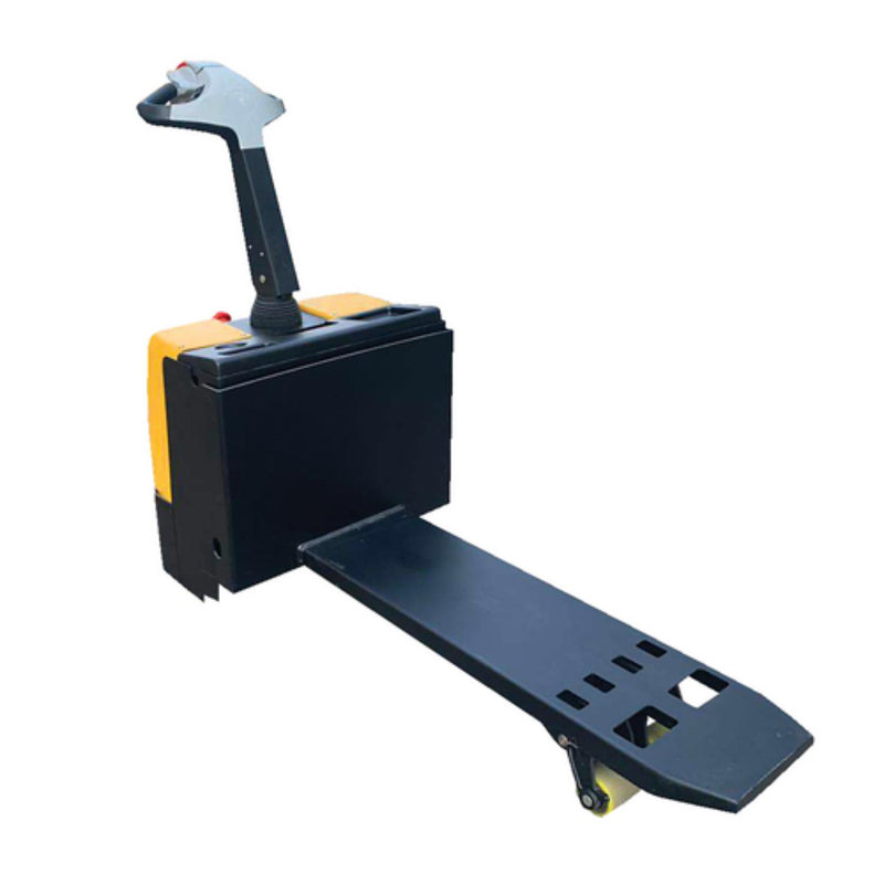 Vestil Steel Electric Pallet Truck with Single 32 In. Fork 2600 Lb. Capacity Black / Yellow - EPT-SF-1232-26