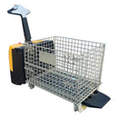 Vestil Steel Electric Pallet Truck with Single 32 In. Fork 2600 Lb. Capacity Black / Yellow - EPT-SF-1232-26