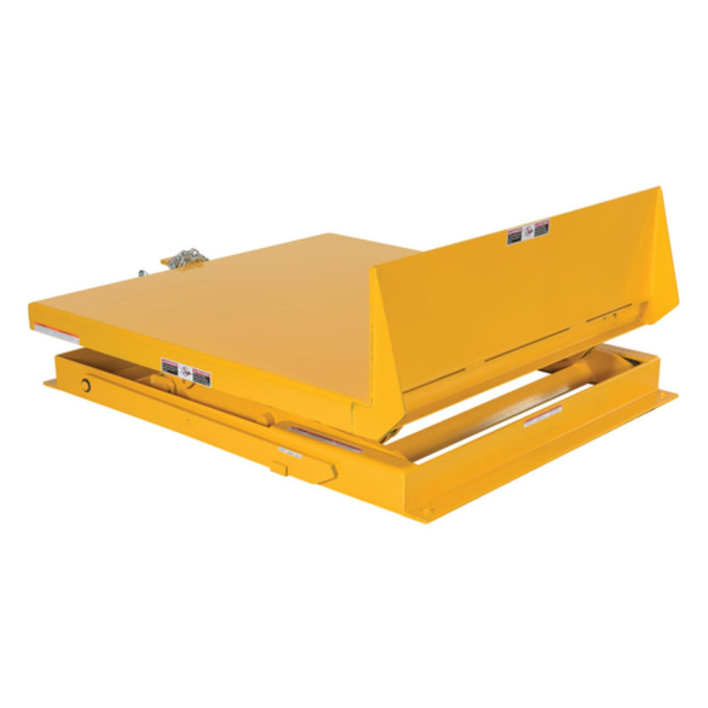 Vestil Steel Ergonomic Lift/Tilt Table 48 In. x 48 In. 115 Volt 1 Phase 4,000 Lb. Capacity Yellow - ULTT-4848-4-YEL115-1