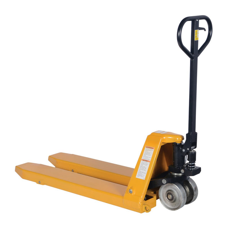 Vestil Steel Full Featured Pallet Truck 58 In. x 22-3/4 In. x 48 In. 10000 Lb. Capacity Yellow - PM10-2245