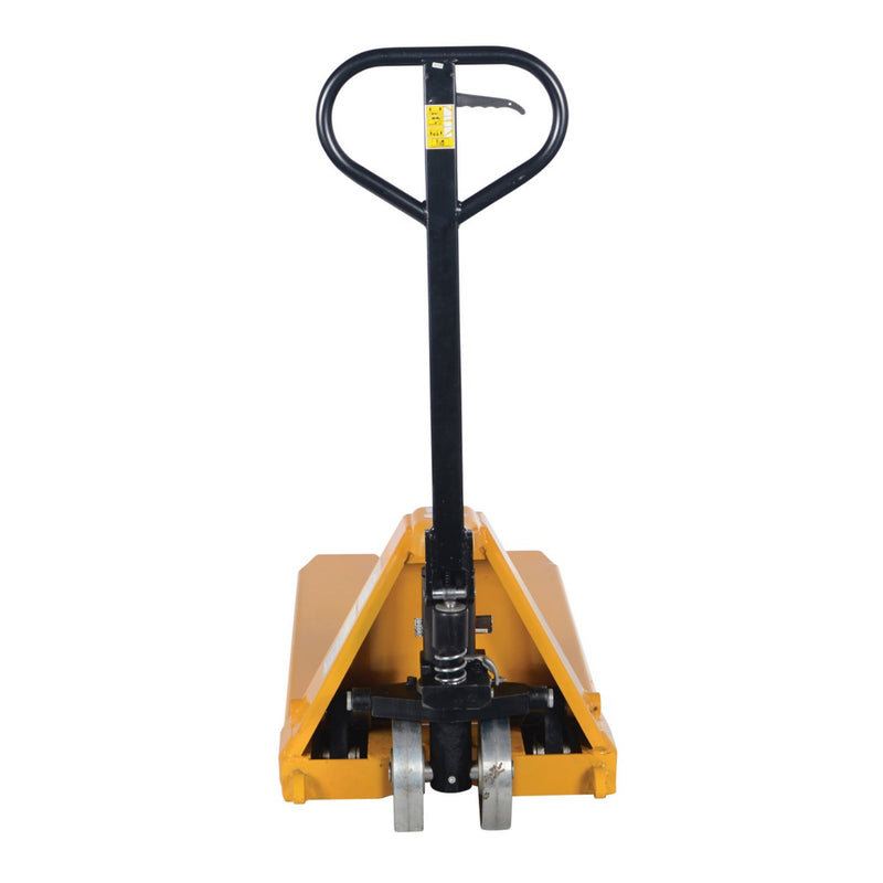 Vestil Steel Full Featured Pallet Truck 58 In. x 22-3/4 In. x 48 In. 10000 Lb. Capacity Yellow - PM10-2245
