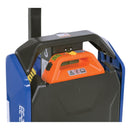 Vestil Steel Electric Pallet Truck 27 In x 45 In 4,500 Lb. Capacity Black/Blue - EPT-2745-45