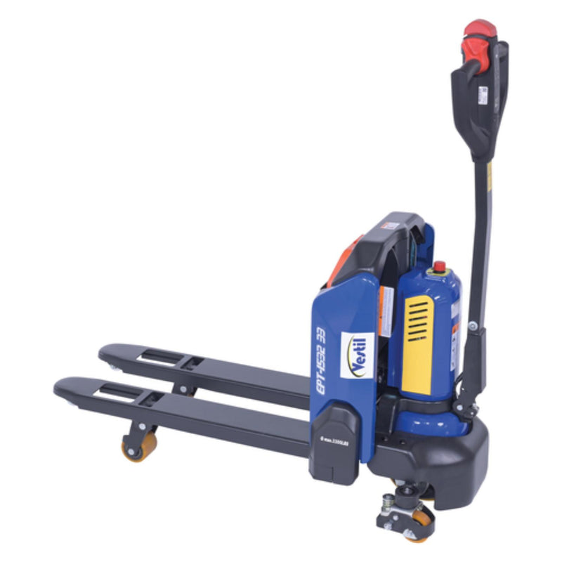 Vestil Steel Fully Powered Electric Pallet Truck 15 In. x 32 In. 3,300 Lb. Capacity Blue / Black - EPT-1532-33
