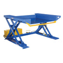Vestil Steel Ground Lift Scissor Table 38 In. x 50 In. 4000 Lb. Capacity Blue - EHLTG-3850-4-36
