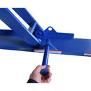 Vestil Steel Ground Lift Scissor Table 44 In. x 50 In. 2000 Lb. Capacity Blue - EHLTG-4450-2-36