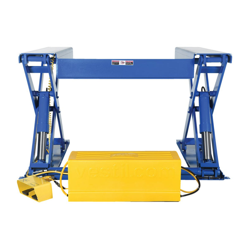 Vestil Steel Ground Lift Scissor Table 44 In. x 50 In. 4000 Lb. Capacity Blue - EHLTG-4450-4-36