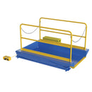 Vestil Steel Ground Lift Scissor Table 44 In. x 84 In. 3000 Lb. Capacity Blue - EHLTG-4484-3-54