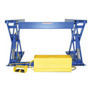 Vestil  Steel Ground Lift Scissor Table 52 In. x 50 In. 2000 Lb. Capacity Blue - EHLTG-5250-2-36