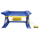 Vestil Steel Ground Lift Scissor Table 52 In. x 50 In. 4000 Lb. Capacity Blue - EHLTG-5250-4-36