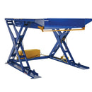 Vestil Steel Ground Lift Scissor Table 52 In. x 70 In. 2000 Lb. Capacity Blue - EHLTG-5270-2-48
