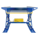 Vestil   Steel Ground Lift Scissor Table 52 In. x 70 In. 4000 Lb. Capacity Blue - EHLTG-5270-4-48