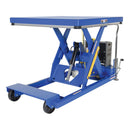Vestil Steel Heavy Duty Portable 115 Volt AC Powered Scissor Lift Table 24 In. x 48 In. 3000 Lb. Capacity Blue - PST-2448-3-46-115-1