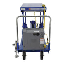 Vestil Steel Heavy Duty Portable Scissor Lift Table 24 In. x 48 In. 3000 Lb. Capacity Blue - PST-2448-3-46