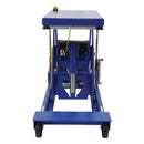 Vestil Steel Heavy Duty Portable Scissor Lift Table 24 In. x 48 In. 3000 Lb. Capacity Blue - PST-2448-3-46
