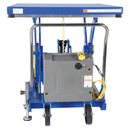 Vestil Steel Heavy Duty Portable Scissor Lift Table 46 In. 1000 Lb. Capacity Blue - PST-1-46