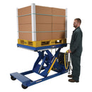 Vestil Steel Heavy Duty Portable Scissor Lift Table 46 In. 1000 Lb. Capacity Blue - PST-1-46