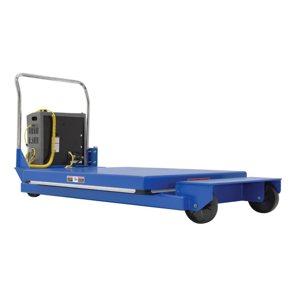 Vestil Steel Heavy Duty Portable Scissor Lift Table 46 In. 2000 Lb. Capacity Blue - PST-2-46