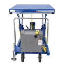 Vestil Steel Heavy Duty Portable Scissor Lift Table 46 In. 2000 Lb. Capacity Blue - PST-2-46