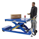 Vestil Steel Heavy Duty Portable Scissor Lift Table 46 In. 2000 Lb. Capacity Blue - PST-2-46