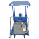 Vestil Steel Heavy Duty Portable Scissor Lift Table 58 In. 2000 Lb. Capacity Blue - PST-2-58