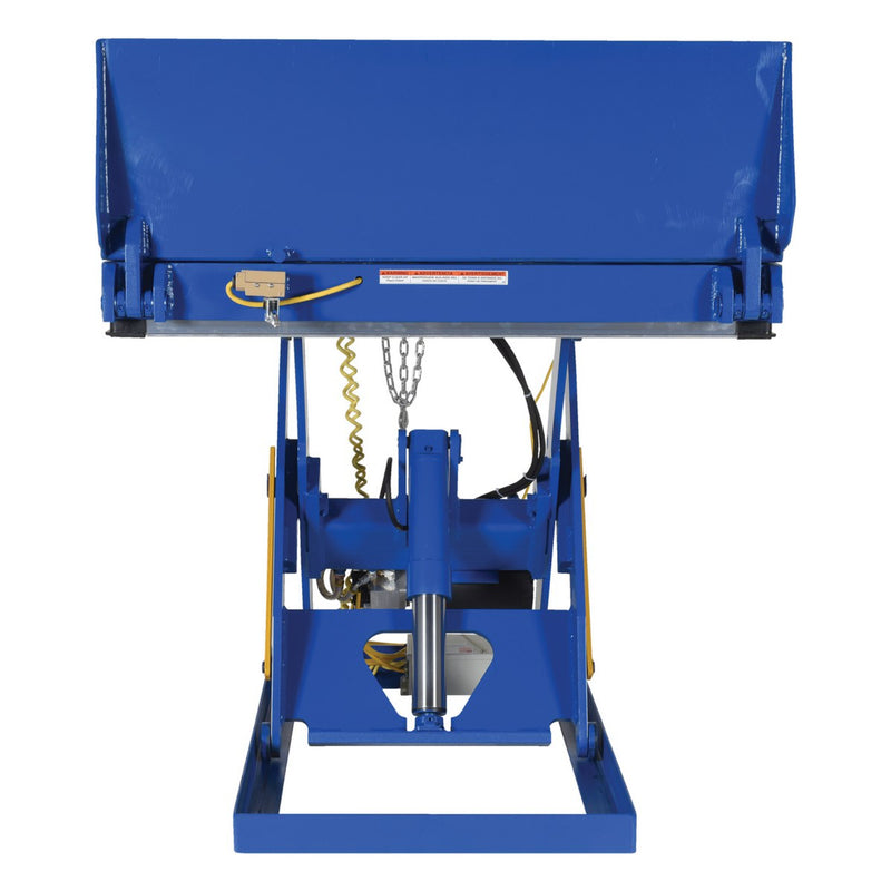 Vestil Steel Lift and Hinge Tilt Scissor Table 48 In. x 48 In. 2000 Lb. Capacity Blue - EHLTT-H-4848-2-47