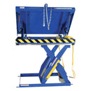 Vestil Steel Lift and Side Link Tilt Scissor Table 36 In. x 54 In. 2000 Lb. Capacity Blue - EHLTTS-3654-2-48