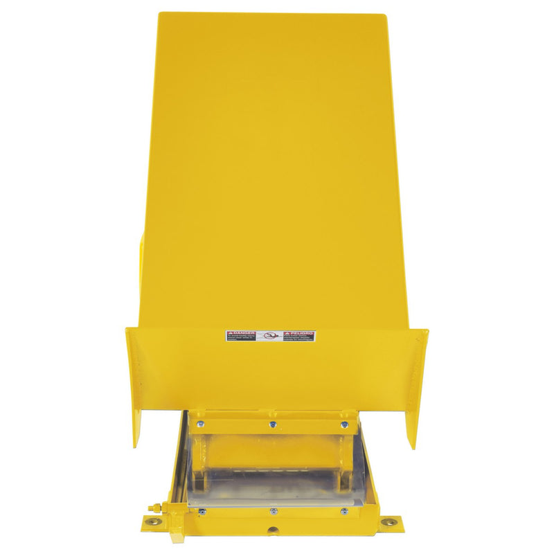 Vestil Steel Lift Table 24 In. x 48 In. AC Powered 208 Volt 3 Phase 2,000 Lb. Capacity Yellow - UNI-2448-2-YEL-208-3 -