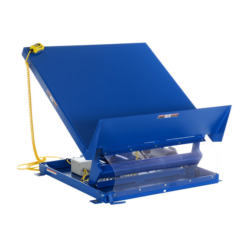 Vestil  Steel Lift Table 54 In x 48 In AC Powered 460 Volt 3 Phase 4,000 Lb. Capacity Blue -  UNI-5448-4-BLU-460-3