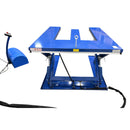 Vestil Steel Low Profile Electric Lift Table E Type 56 In. x 52-3/4 In. x 3-1/2 In. 2000 Lb. Capacity Blue - EHE-2