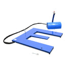 Vestil Steel Low Profile Electric Lift Table E Type 56 In. x 52-3/4 In. x 3-1/2 In. 2000 Lb. Capacity Blue - EHE-2