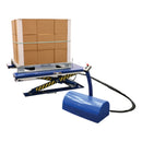 Vestil Steel Low Profile Electric Lift Table E Type 63 In. x 53-1/2 In. x 4-1/4 In. 3000 Lb. Capacity Blue - EHE-3