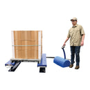 Vestil Steel Low Profile Electric Lift Table E Type 63 In. x 53-1/2 In. x 4-1/4 In. 3000 Lb. Capacity Blue - EHE-3