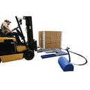 Vestil Steel Low Profile Electric Lift Table E Type 63 In. x 53-1/2 In. x 4-1/4 In. 3000 Lb. Capacity Blue - EHE-3