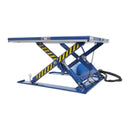 Vestil Steel Low Profile Electric Lift Table E Type 63 In. x 53-1/2 In. x 4-1/4 In. 3000 Lb. Capacity Blue - EHE-3
