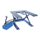 Vestil Steel Low Profile Electric Lift Table E Type 63 In. x 53-1/2 In. x 4-1/4 In. 3000 Lb. Capacity Blue - EHE-3