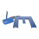 Vestil Steel Low Profile Electric Lift Table E Type 63 In. x 53-1/2 In. x 4-1/4 In. 3000 Lb. Capacity Blue - EHE-3