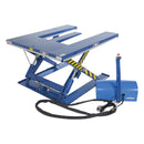 Vestil Steel Low Profile Electric Lift Table E Type 63 In. x 53-1/2 In. x 4-1/4 In. 3000 Lb. Capacity Blue - EHE-3