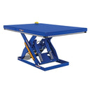 Vestil Steel Quick Ship Electric Hydraulic Lift Table 48 In. x 72 In. 4000 Lb. Capacity Blue - EHLT-4872-4-43-QS