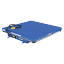 Vestil Steel Rotary Air Hydraulic Scissor Lift Table 48 In. x 48 In. 3,000 Lb. Capacity Blue - AHLT-4848-3-43