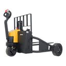 Vestil Steel Rough Terrain Electric Pallet Truck DC Powered AC Drive Motor 48 In. Inside Width 2000 Lb. Capacity Black / Yellow - RT-EPT-2-48