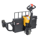 Vestil Steel Rough Terrain Electric Pallet Truck DC Powered AC Drive Motor 48 In. Inside Width 2000 Lb. Capacity Black / Yellow - RT-EPT-2-48